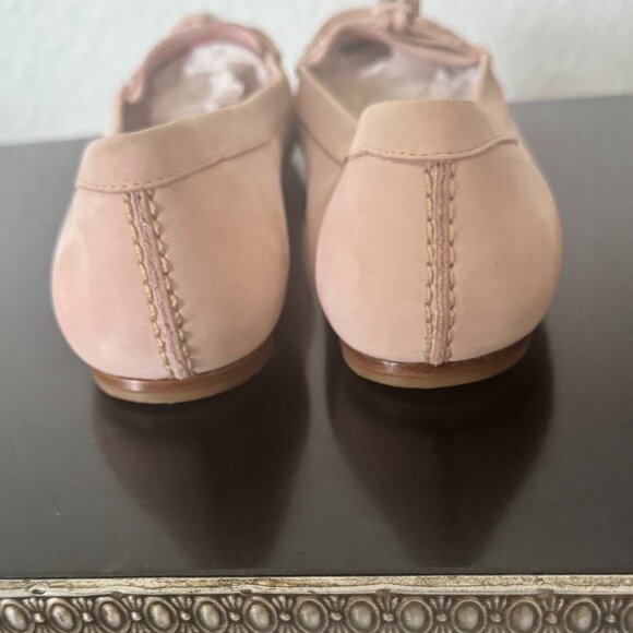Gianni Bini Pink Leather Tassel Flats 8M - Picture 5 of 8